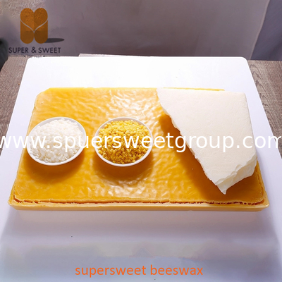 China manufactory supply pure yellow beeswax for beehvie triple-filtered beeswax block pellets