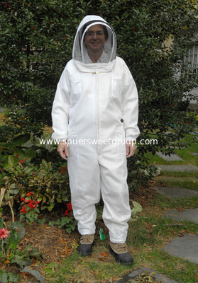 Full Body Professional Beekeeping Cloth Hooded Bee Suit