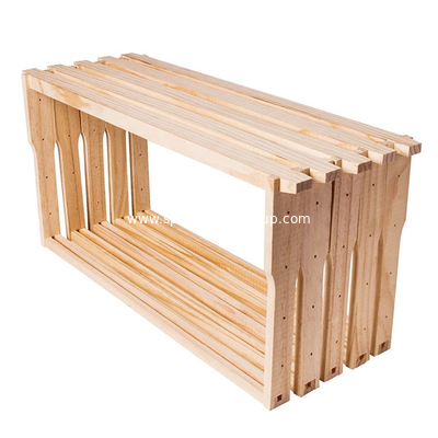 Beekeeping Pine Woode Box Frame Beehive Frame Unassembled flat pack wood grooved deep bee hive frame