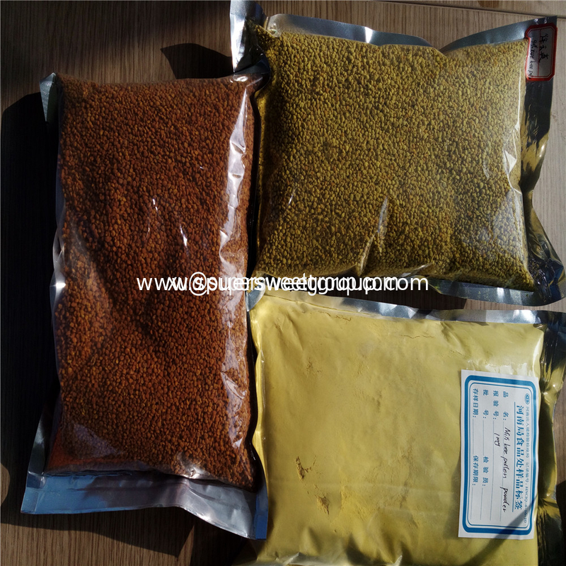 China Bulk package dry sweet colorful big granular natural bee pollen