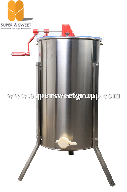 Apiculture tools 2 frames stainless steel honey extractor with honey gate and legs
